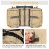 Cotton Canvas Dog Backpack Saddle Bag for Dog