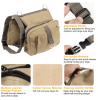 Cotton Canvas Dog Backpack Saddle Bag for Dog