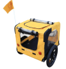 Heavy Duty Bicycle Trailer for Dogs - Yellow