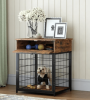 Wooden Dog Crate - Nightstand