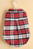 Classic Plaid Dog Shirt - Small