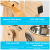 Dog Feeder Stand with Adjustable Heights