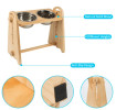 Dog Feeder Stand with Adjustable Heights