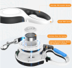 QKAMOR Retractable Dog Leash with Poop Bags Holder