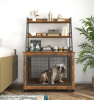 Furniture Dog Crate Table with Shelves