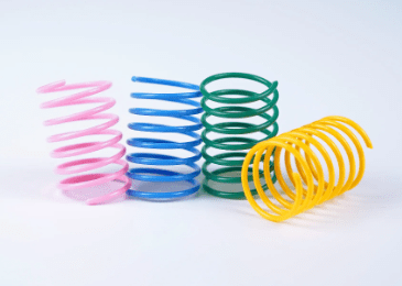 Active Colorful Spring Cat Toys - 4 pcs