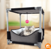 Cat Nest with Canopy and Built-in Platform
