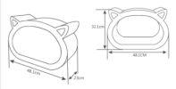 Fun Feline Head Shaped Scratcher Stand for Cats
