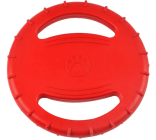 Red Training Frizbee Chew