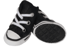 Black Skater Canvas Sneaker Shoes for Dogs