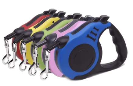 Retractable Locking Leash for Dogs or Cats (Color2: Blue)