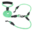 Tangle-Free Double Dog Reflective Leash