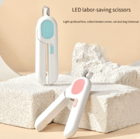Dog Nail Clippers with LED Light (Color2: Blue)