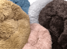 Pet Life Nestler Plush and Soft Rounded Dog Bed