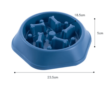 Slow Feeder Bowl for Dogs (Color2: Blue)