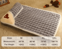 Dog Bed with Neck Support Attached Pillow