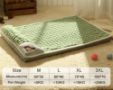 Dog Bed with Neck Support Attached Pillow