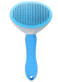 One-Click Self Cleaning Cat or Dog Brush (Color2: Blue)