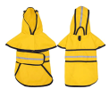 Reflective Adjustable Hooded Raincoat for Dogs