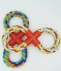 Double Loop Natural Cotton Rope Dog Chew Toy