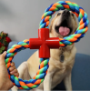 Double Loop Natural Cotton Rope Dog Chew Toy