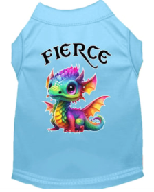 Dragon Shirts - Fierce (Color2: Sky Blue, size: X Large)