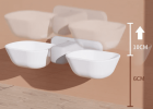 Wall Mount Feeder Bowls for Cats and Dogs