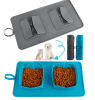 Roll-Up Silicone Food and Water Bowls for Pets